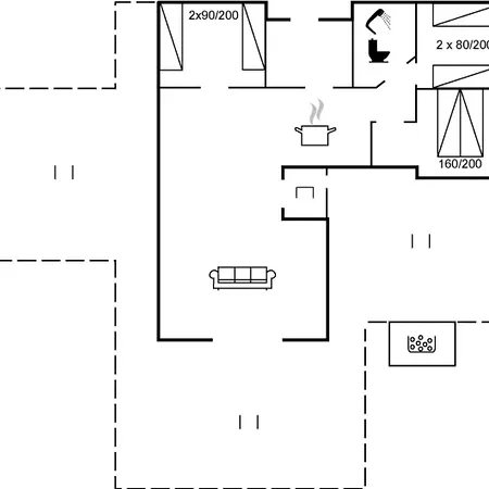 بيت للعطل Orsa - 80m From The Sea By Interhome جويلسميندي